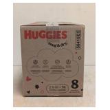 NEW HUGGIES SNUG & DRY SIZE 8  96 CT.