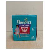 PAMPERS CRUISER 360 PULL-ON DIAPERS SIZE 4  64 CT.