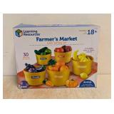 NEW LEARNING RESOURCES FARMER’S MARKET COLOR SORTING SET