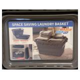 NEW SPACE SAVING LAUNDRY BASKET POP & LOAD COLLAPSE & STORE