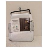 NEW BETTER HOMES & GARDENS CURTAIN PANEL VANILLA TEXTURED MATTE CHENILLE