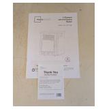 NEW MAINSTAYS 4-ELEMENT INFRARED QUARTZ HEATER W/REMOTE