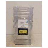 NEW MAINSTAYS LARGE/DEEP ORGANIZING BIN SET 4PC.