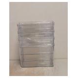 NEW MAINSTAYS LARGE/DEEP ORGANIZING BIN SET 4PC.