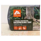 NEW OZARK TRAIL 1 PERSON LIGHTWEIGHT BACK PACKING TENT