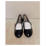 NEW CAT & JACK KIDS BROOKE FLATS SIZE 4 BLACK