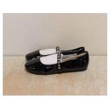 NEW CAT & JACK KIDS BROOKE FLATS SIZE 4 BLACK