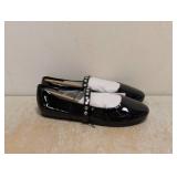 NEW CAT & JACK KIDS BROOKE FLATS SIZE 4 BLACK