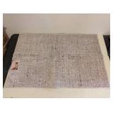 NEW MOHAWK HOME TANGIERS COLLECTION ACCENT RUG BEIGE BLUE