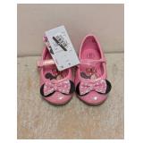 NEW DISNEY JR. MINNIE MOUSE BALLET FLATS TODDLER SIZE 6 PINK