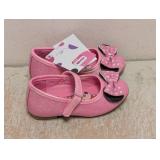 NEW DISNEY JR. MINNIE MOUSE BALLET FLATS TODDLER SIZE 6 PINK