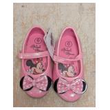 NEW DISNEY JR. MINNIE MOUSE BALLET FLATS TODDLER SIZE 6 PINK