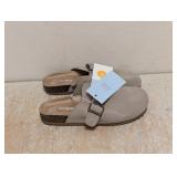 NEW CAT & JACK KIDS TATE CLOGS SIZE 1 SUEDE LEATHER