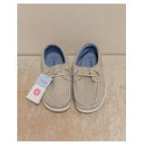 NEW CAT & JACK KIDS BRIAR SLIP ON SHOES SIZE 4 TAN