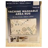 WYATT & ASH MACHINE WASHABLE AREA RUG ZINNIA