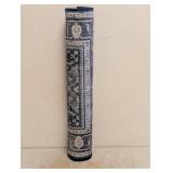 RUGGABLE MACHINE WASHABLE RUNNER WITH NONSKID PAD BLUE MULTI