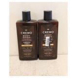 (2) NEW CREMO LIMITED EDITION TOBACCO TONKA BODY WASH