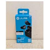 NEW JLAB GO POP+ TRUE WIRELESS EARBUDS BLACK