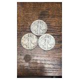 41,42,43 walking liberty half dollars