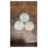 42,43,44 walking liberty half’s