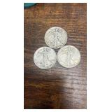 43,44,45 walking liberty half’s