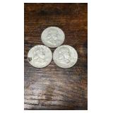 61,62,63 Benjamin Franklin half’s