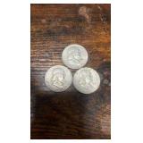 61,62,63 Benjamin Franklin half’s