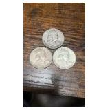 51,52,53 Benjamin Franklin half’s