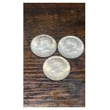 lot of 3 90% silver 1964 Kennedy half’s