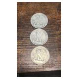41,42,43 walking liberty half’s