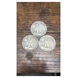 41,42,43 walking liberty half dollars