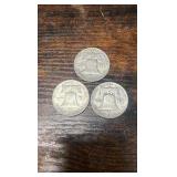 50,52,60 Benjamin Franklin half’s