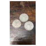 51,52,53 Benjamin Franklin half’s