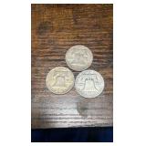 1951-1952 Benjamin Franklin half’s