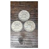 1951-1952 Benjamin Franklin half’s