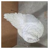 Large Heavy Concrete Hen Chicken Garden Statue Farmhouse Yard Decor Cast Stone Sculpture