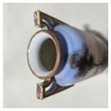 Hand Painted Chintz Box Made In England & Landscape Vase Decorative China Lot