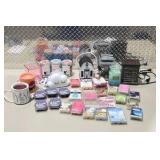 Mixed Scented Items Lot - Wax Melts, Candles, Warmers, Plug-Ins & Decor