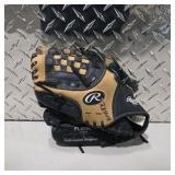 Rawlings Youth Baseball Glove - Black & Tan - 10 Inch