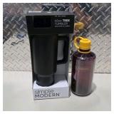 Simple Modern 40oz Trek Black Tumbler and Nalgene Bottle