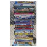 Kids Movie Lot - DVDs and 2 VHS Tapes - Shrek, Frozen, Annie, Scooby-Doo and More
