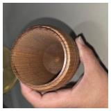 Decor Lot - Howard Miller Weather Station, Nautical Wood Clock, Globe Bookends, Carved Wood Jar