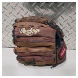 Rawlings Baseball Glove - Brown Leather - 12.5 Inch