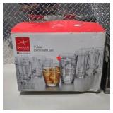 Drinkware Lot - Bormioli Rocco Pulsar Set, Crofton Stemless Wine Glasses and Skull Glasses