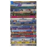 Kids Movie Lot - DVDs and 2 VHS Tapes - Shrek, Frozen, Annie, Scooby-Doo and More