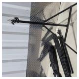 Kshioe Backdrop Stand Kit w 2 Tripod Stands Crossbar Carry Bag Photo Video Background Support