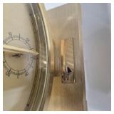 Decor Lot - Howard Miller Weather Station, Nautical Wood Clock, Globe Bookends, Carved Wood Jar