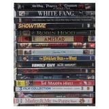Large Mixed DVD Lot Movies TV Family Holiday Action Comedy Disney