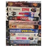 Large VHS Movie Lot Ghost Beaches Gladiator Forrest Gump Meet Joe Black More
