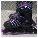 Bobicom Inline Skates - Black & Purple Roller Blades Men